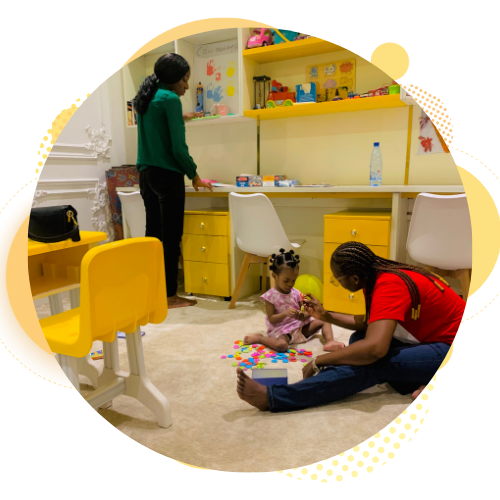 Child in therapy session at Caston Vienna Tutors