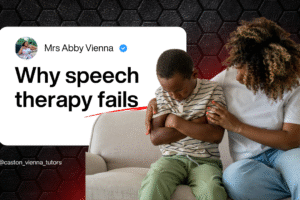 Why speech therapy fails