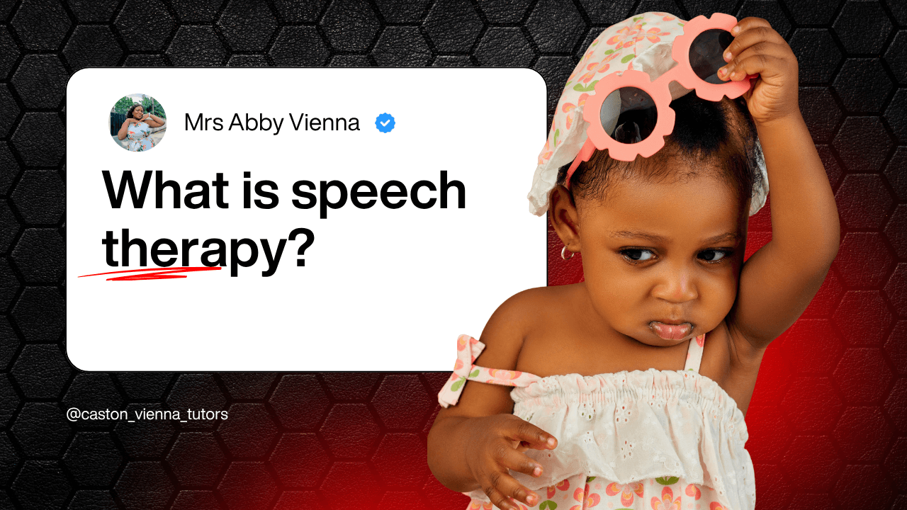 What is speech therapy?