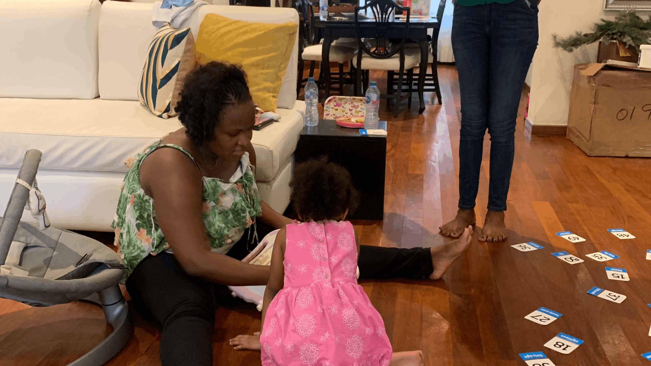 CVT teacher delivering a one-on-one homeschooling session in a Port Harcourt home